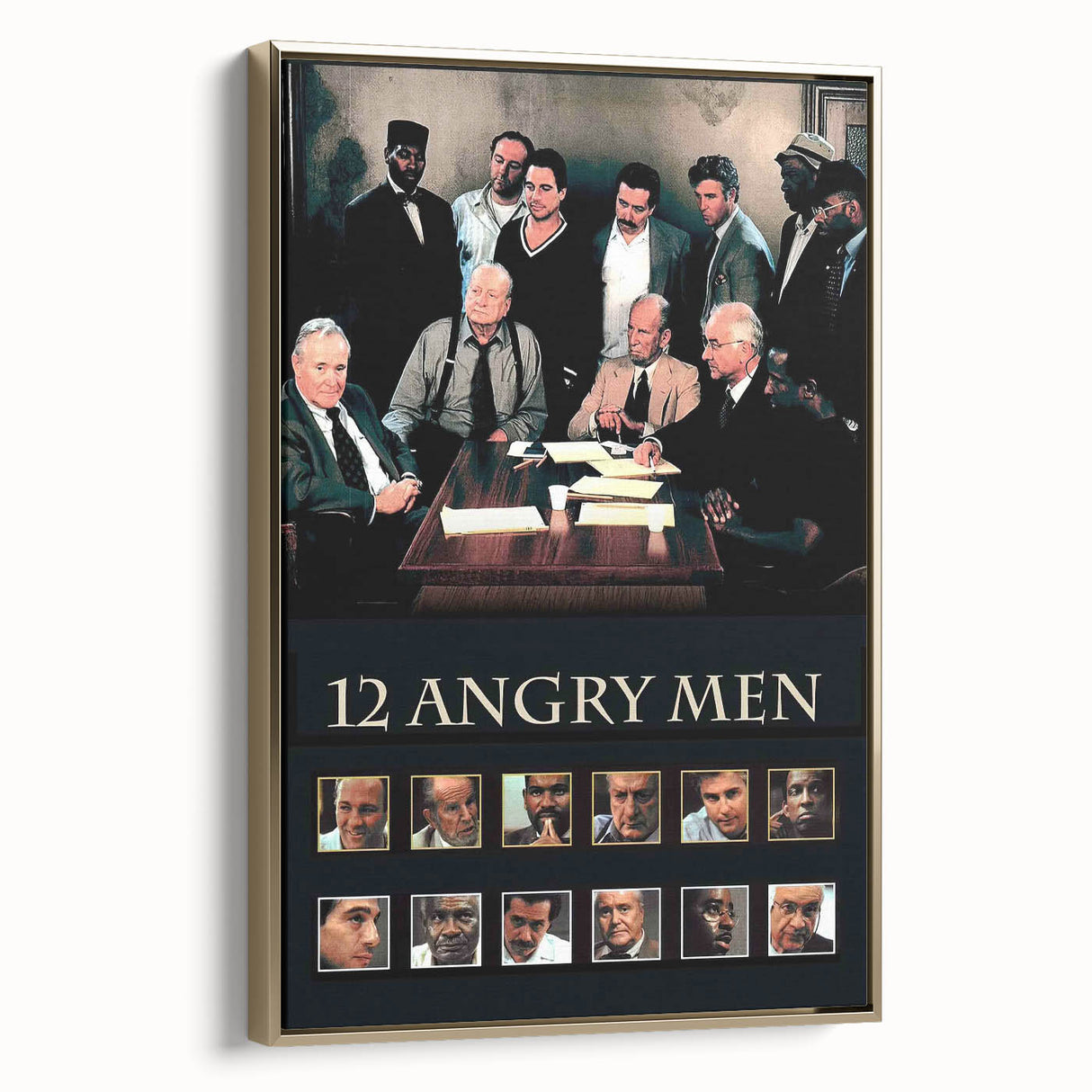 1990s Vintage Movie Poster – Classic 90s Film Art of 12 Angry Men