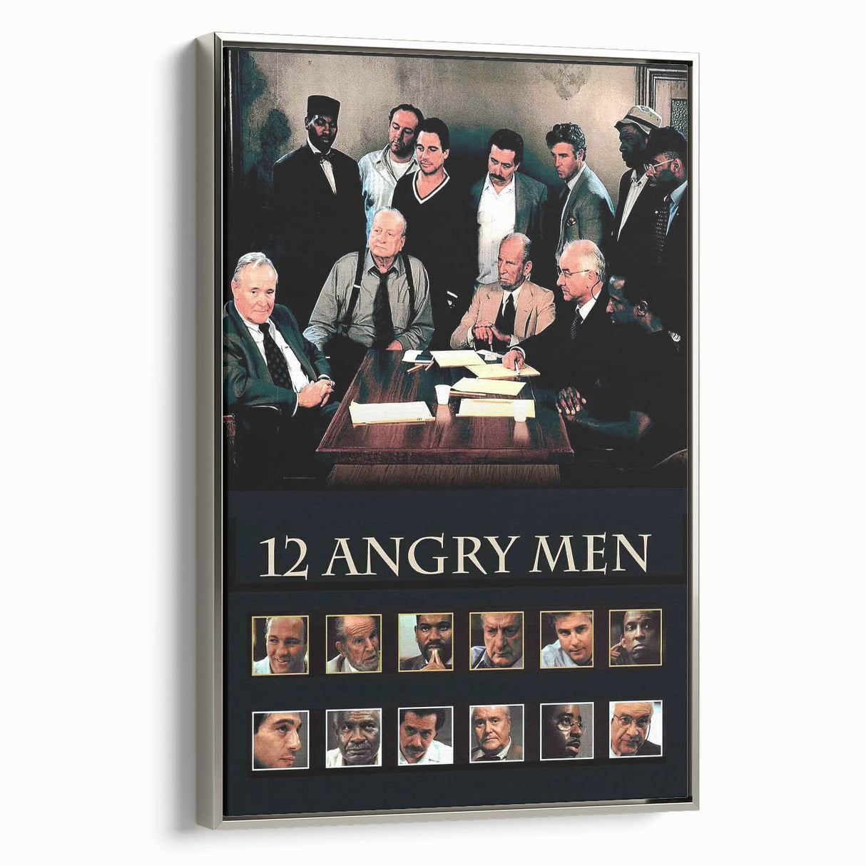 1990s Vintage Movie Poster – Classic 90s Film Art of 12 Angry Men