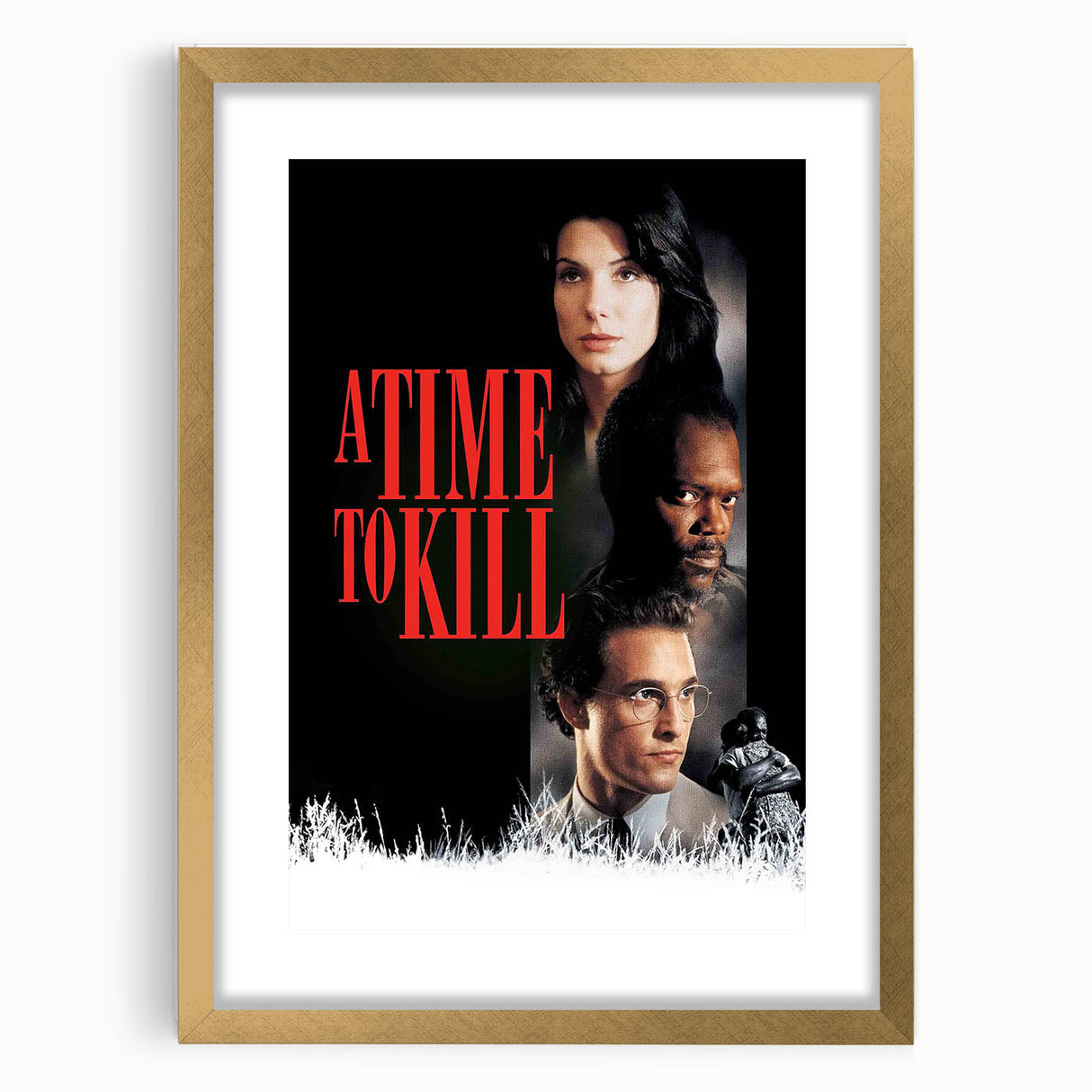 1990s Vintage Movie Poster - Classic 90s Film Art - A Time to Kill