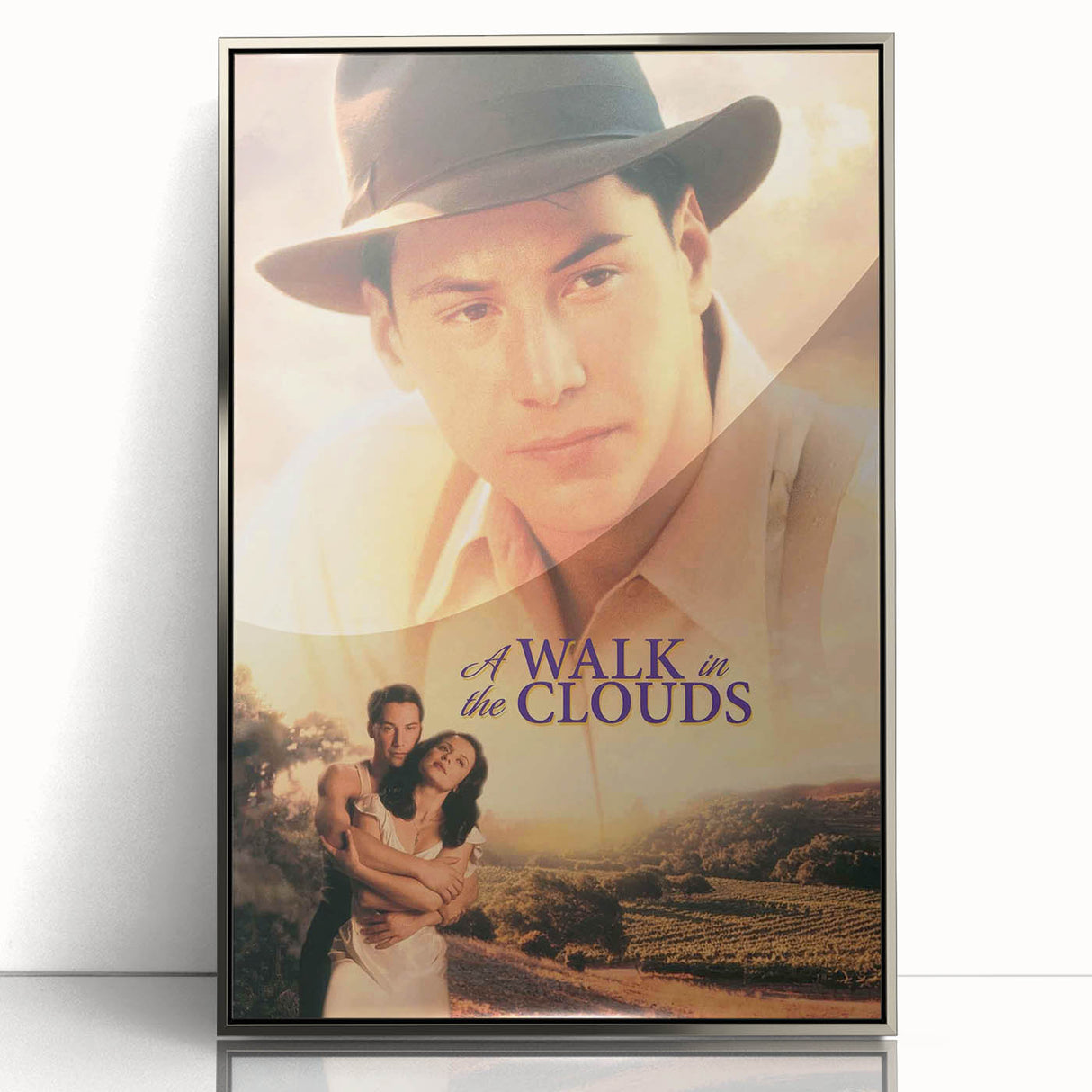 1990s Vintage Movie Poster - Classic 90s Film Art - A Walk in the Clouds