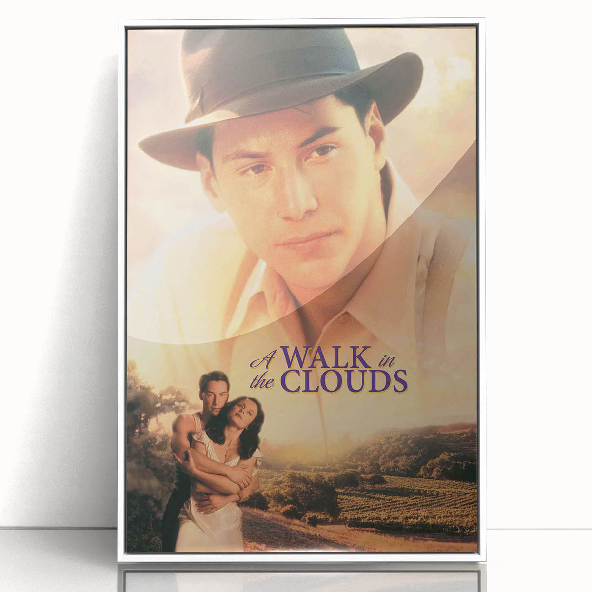 1990s Vintage Movie Poster - Classic 90s Film Art - A Walk in the Clouds