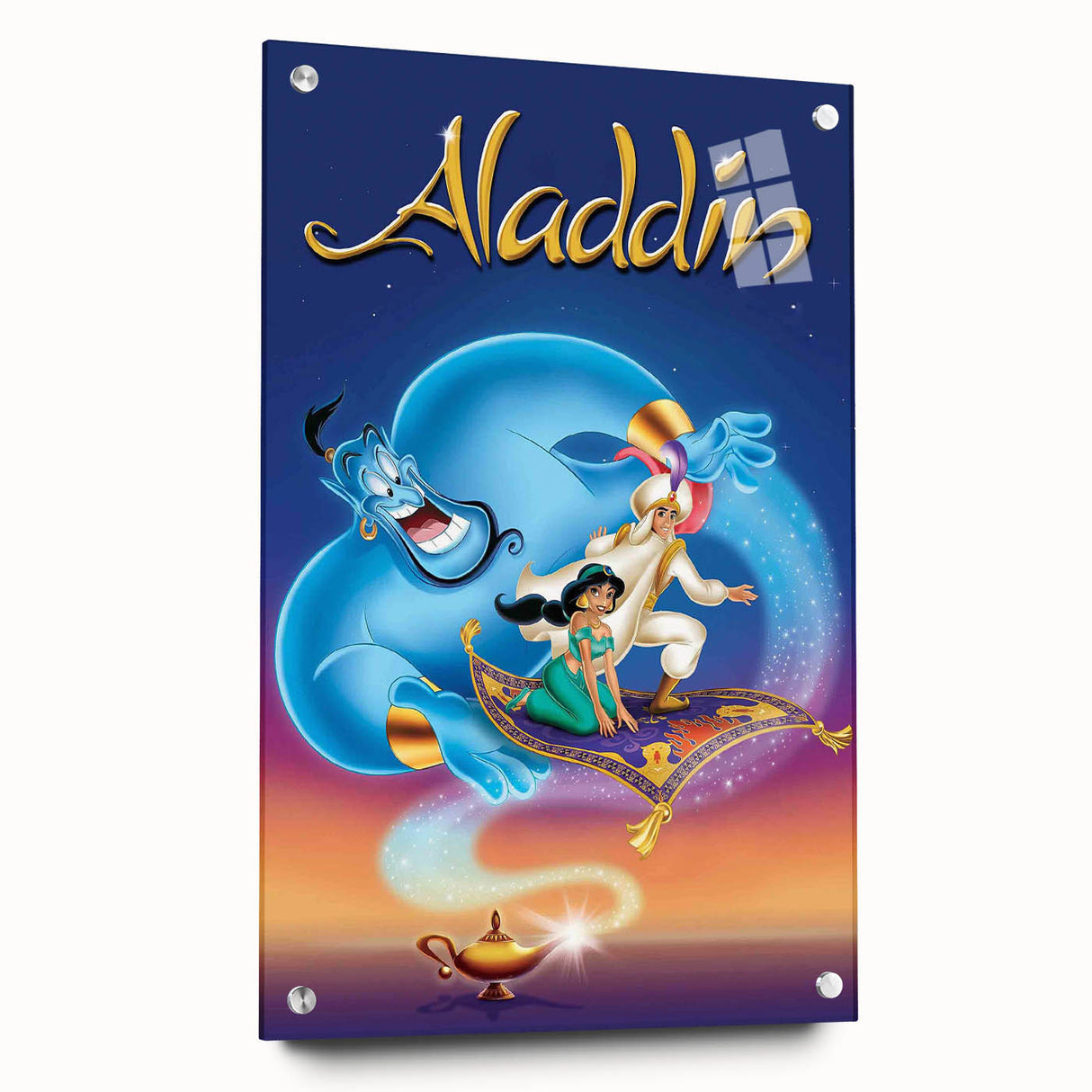 1990s Vintage Movie Poster - Classic 90s Film Art - Aladdin