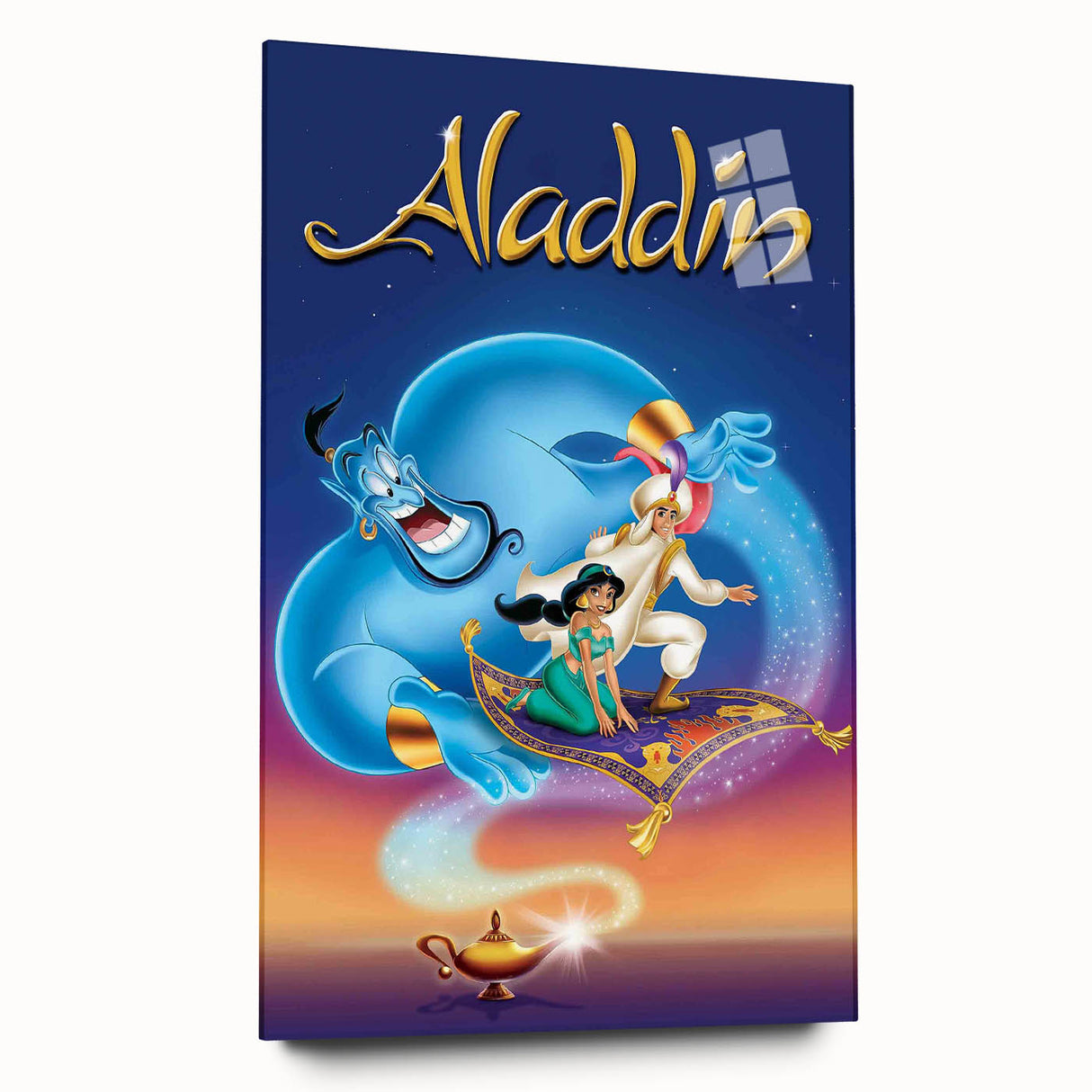 1990s Vintage Movie Poster - Classic 90s Film Art - Aladdin