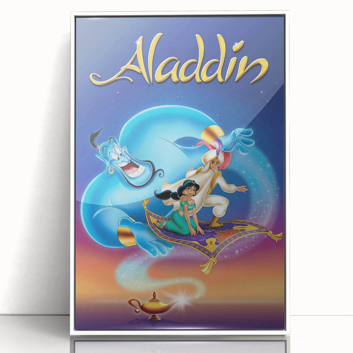 1990s Vintage Movie Poster - Classic 90s Film Art - Aladdin