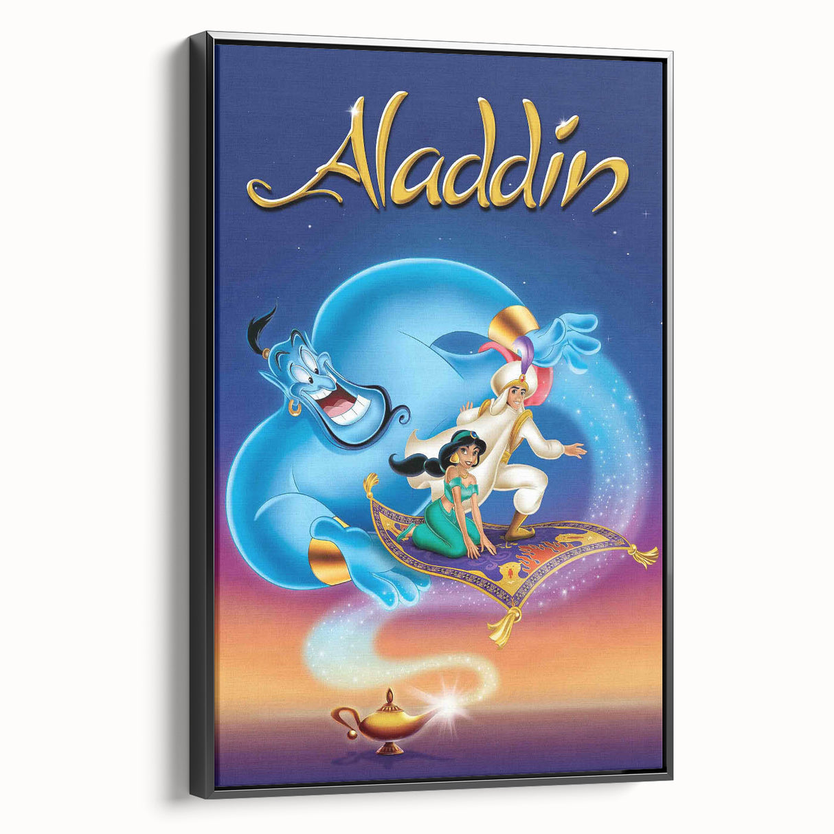 1990s Vintage Movie Poster - Classic 90s Film Art - Aladdin