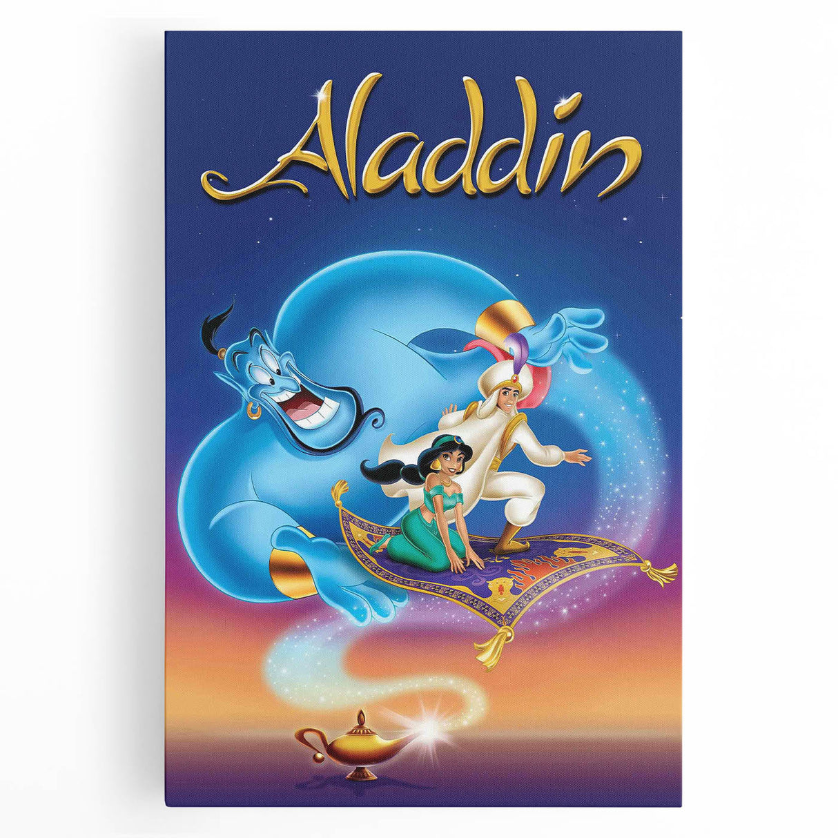 1990s Vintage Movie Poster - Classic 90s Film Art - Aladdin