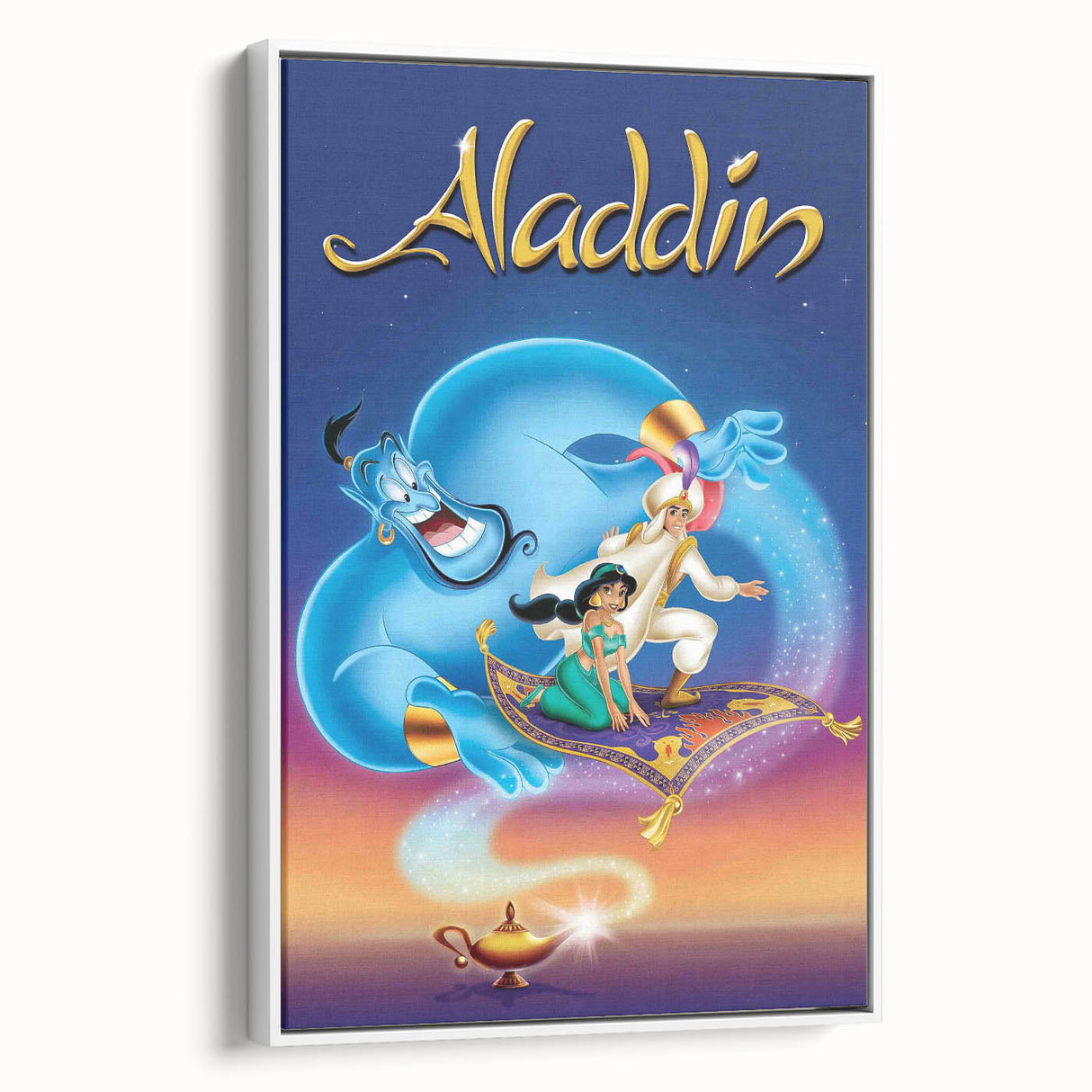 1990s Vintage Movie Poster - Classic 90s Film Art - Aladdin