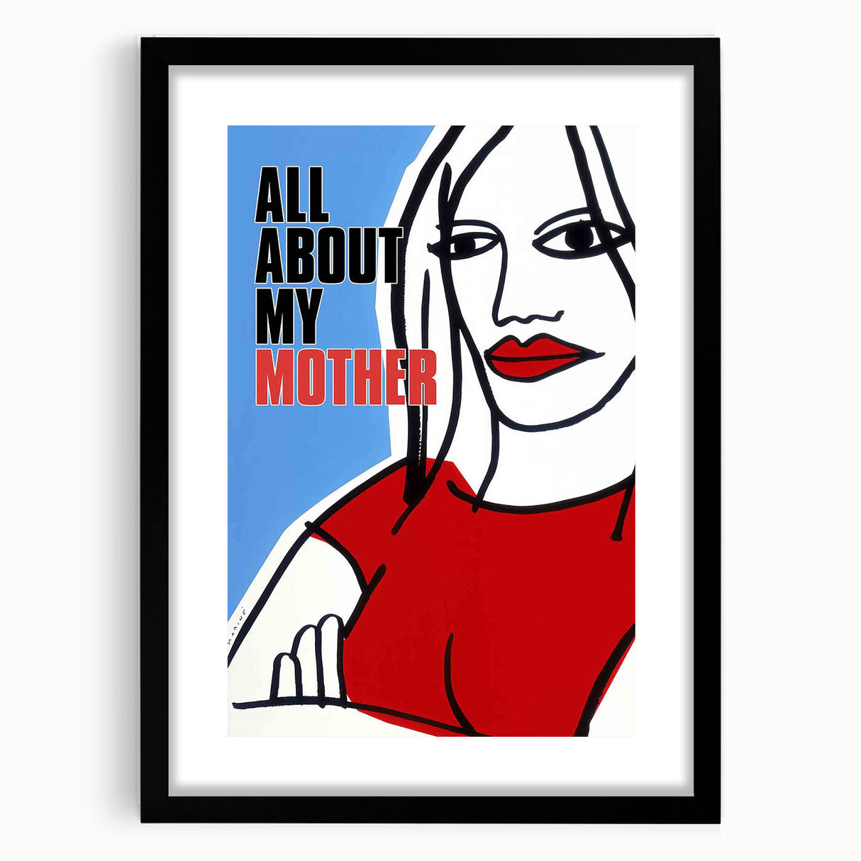 1990s Vintage Movie Poster - Classic 90s Film Art - All About My Mother