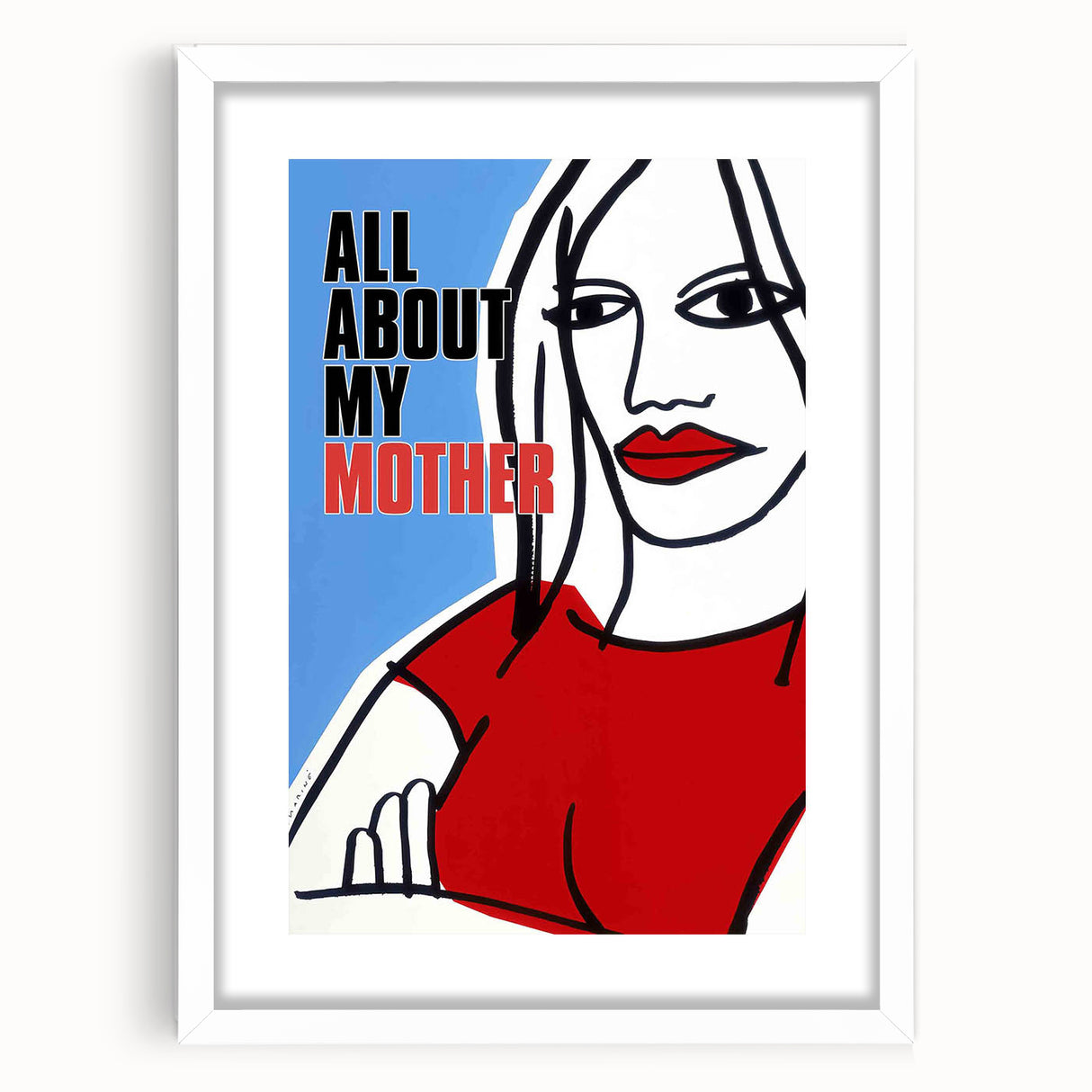 1990s Vintage Movie Poster - Classic 90s Film Art - All About My Mother