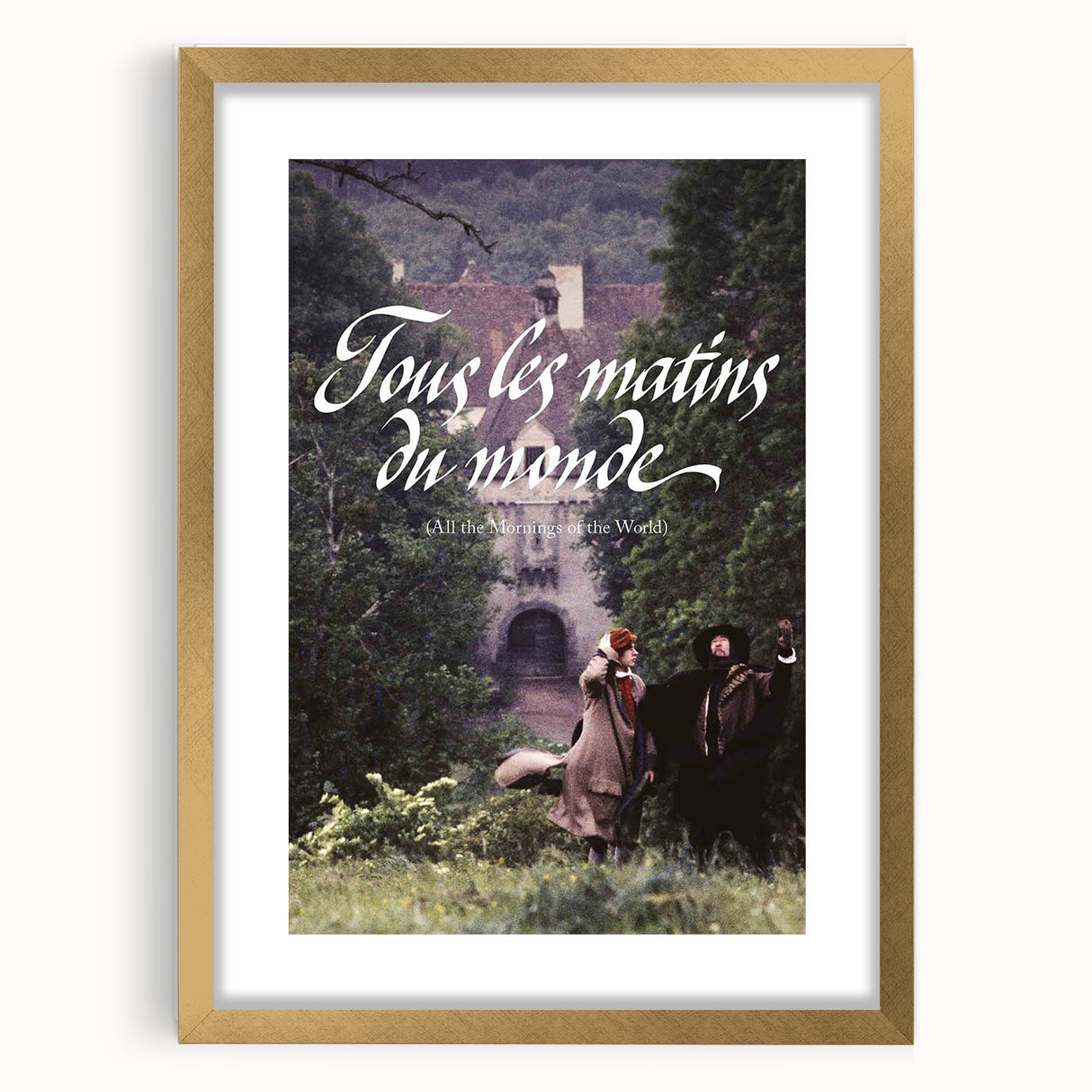 1990s Vintage Movie Poster - Classic 90s Film Art - Tous les Matins du Monde