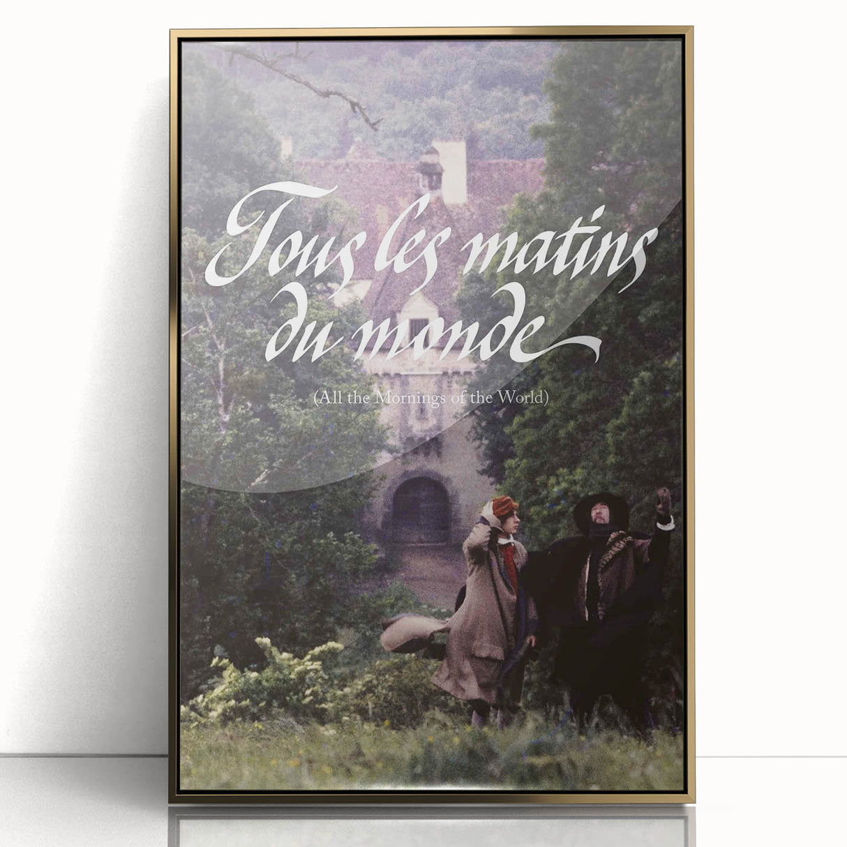 1990s Vintage Movie Poster - Classic 90s Film Art - Tous les Matins du Monde