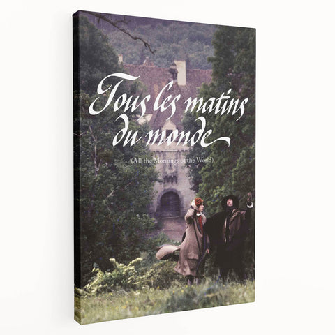 1990s Vintage Movie Poster - Classic 90s Film Art - Tous les Matins du Monde