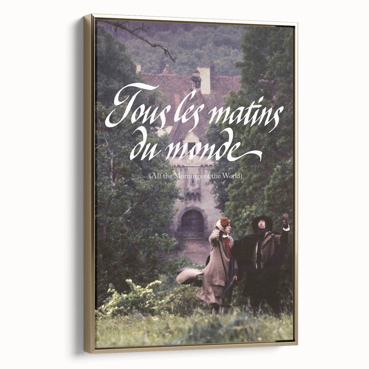 1990s Vintage Movie Poster - Classic 90s Film Art - Tous les Matins du Monde