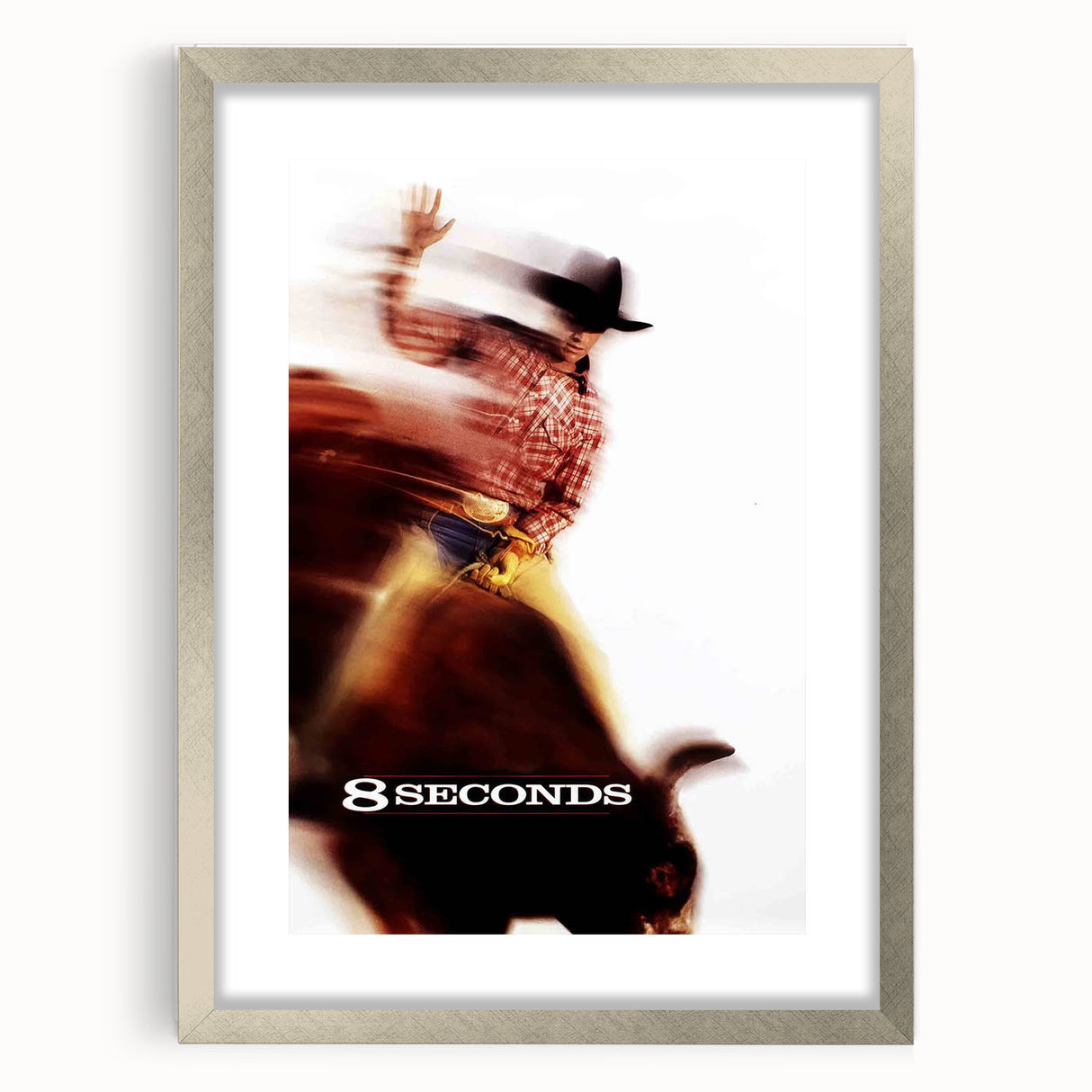 1990s Vintage Movie Poster - Classic 90s Film Art - 8 Seconds Print