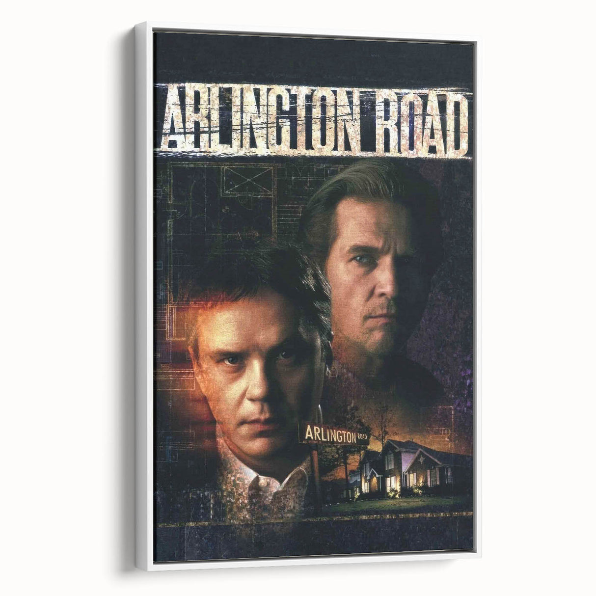 1990s Vintage Movie Poster – Arlington Road Classic 90s Film Art