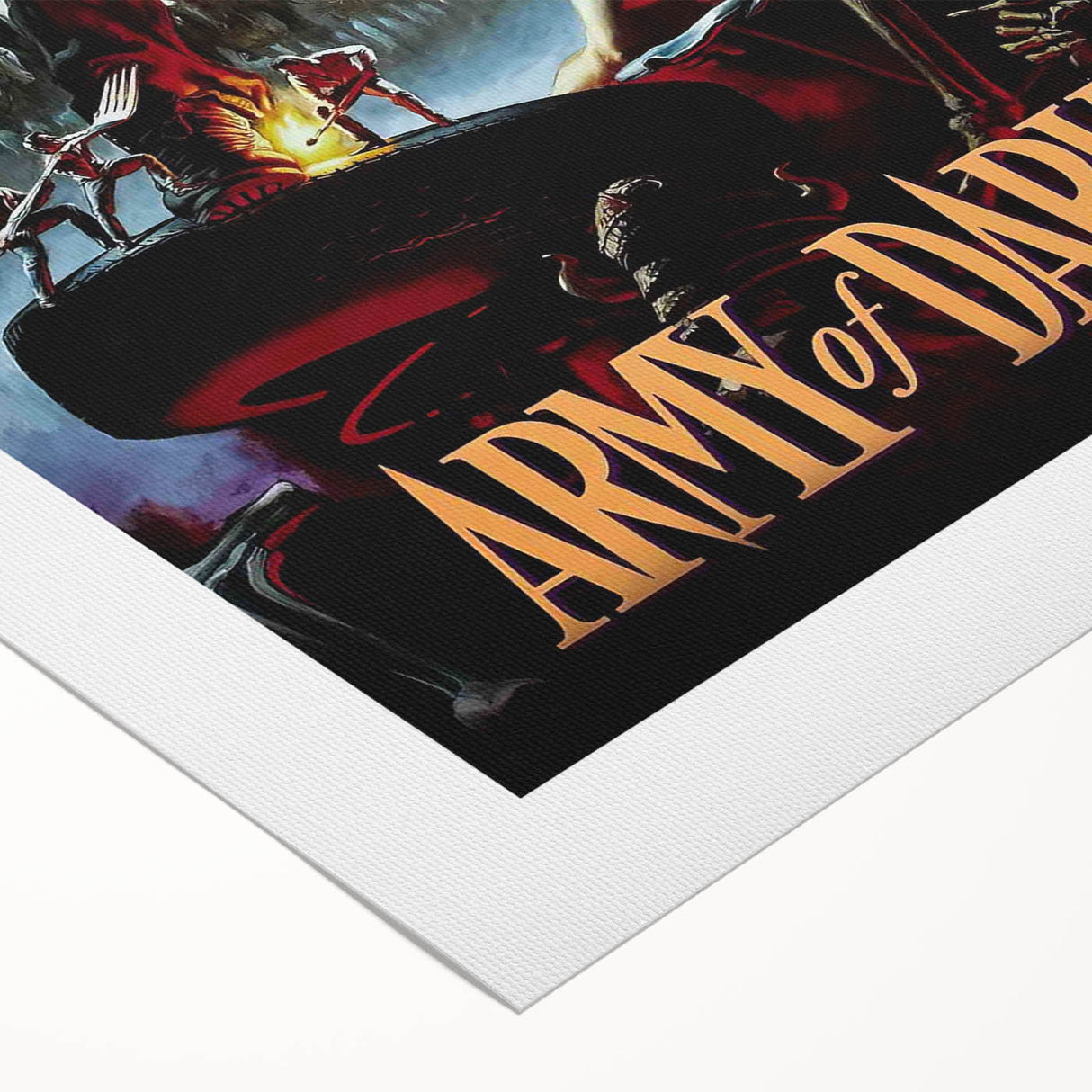 1990s Vintage Movie Poster – Army of Darkness Retro 90s Film Art