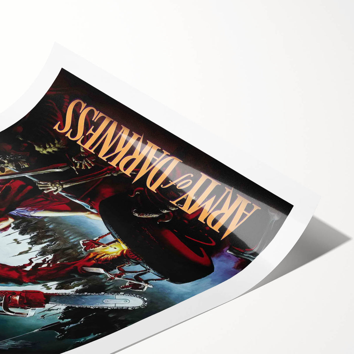 1990s Vintage Movie Poster – Army of Darkness Retro 90s Film Art