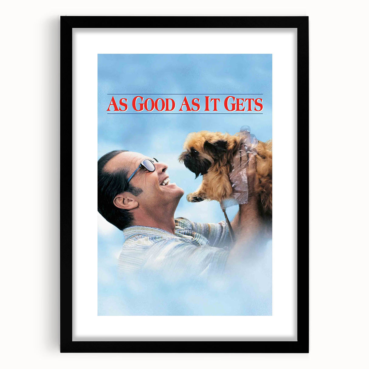 1990s Vintage Movie Poster – As Good As It Gets Retro Film Art