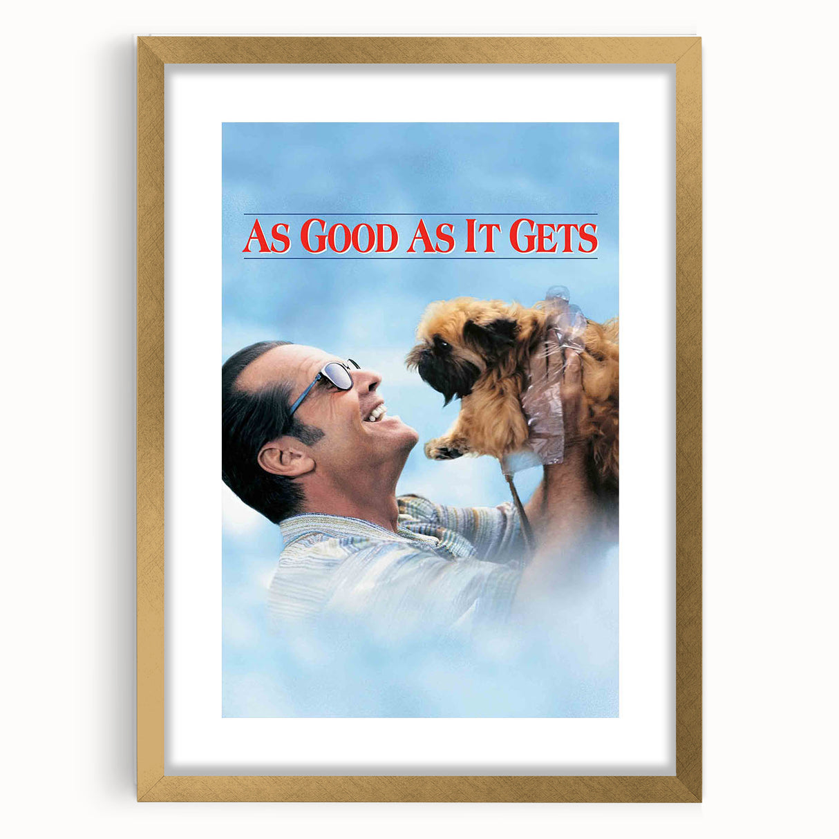 1990s Vintage Movie Poster – As Good As It Gets Retro Film Art