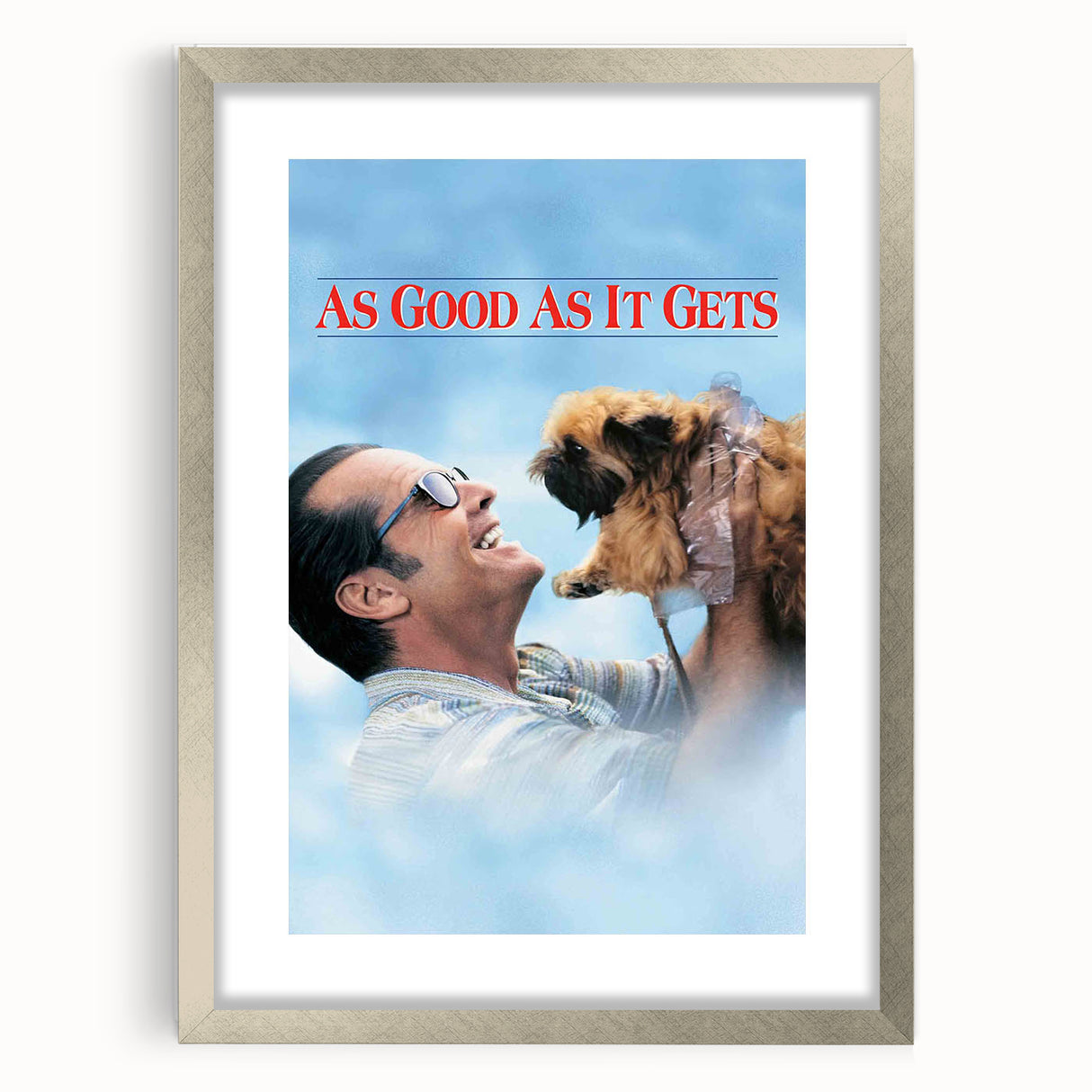 1990s Vintage Movie Poster – As Good As It Gets Retro Film Art