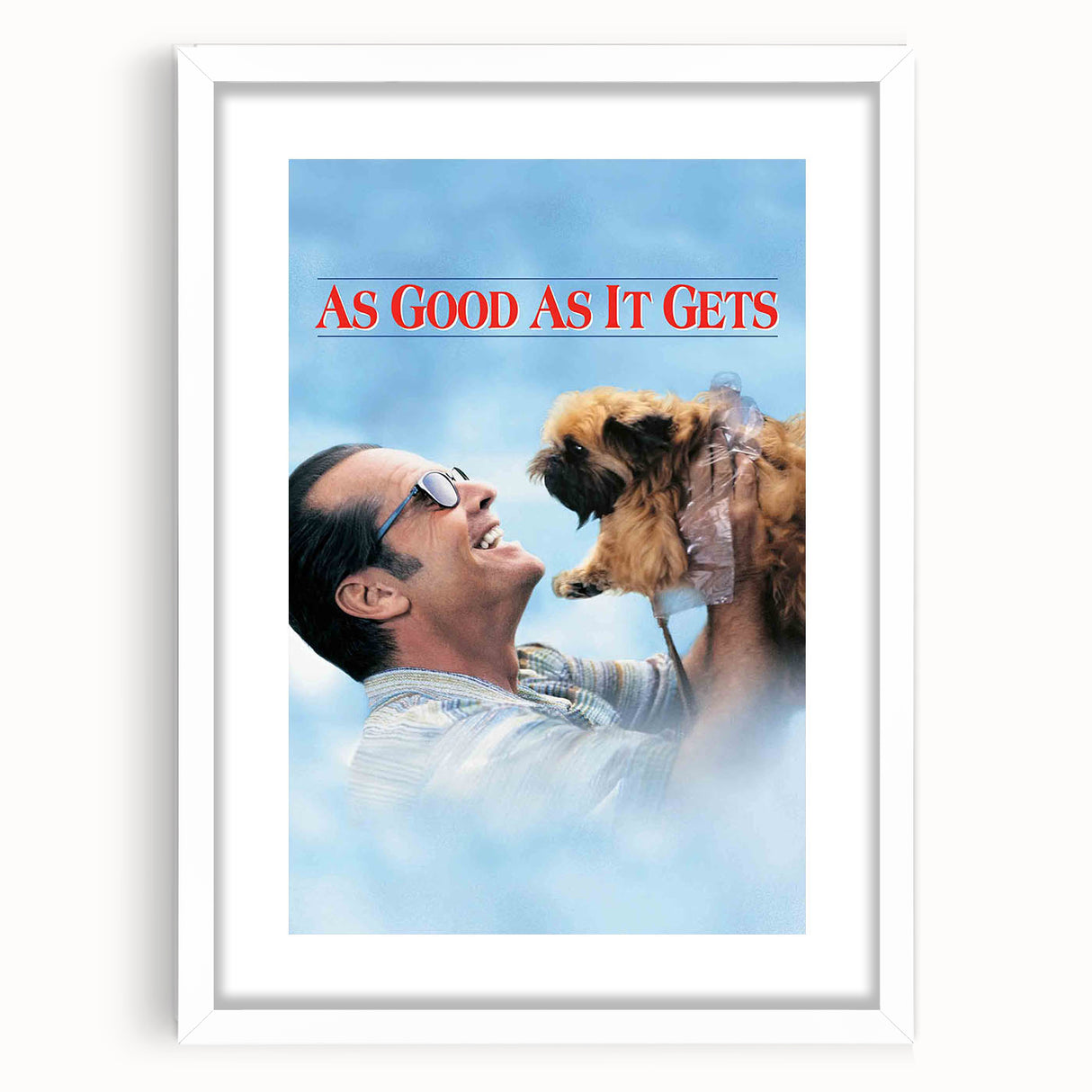 1990s Vintage Movie Poster – As Good As It Gets Retro Film Art