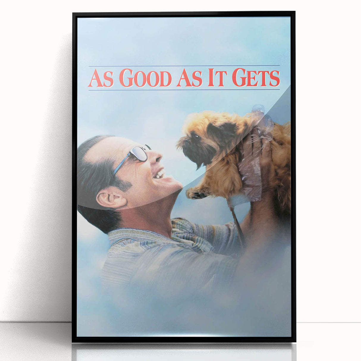 1990s Vintage Movie Poster – As Good As It Gets Retro Film Art