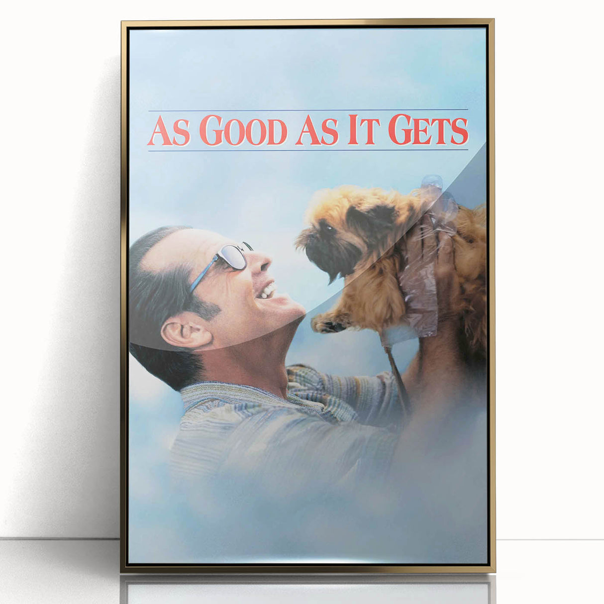 1990s Vintage Movie Poster – As Good As It Gets Retro Film Art