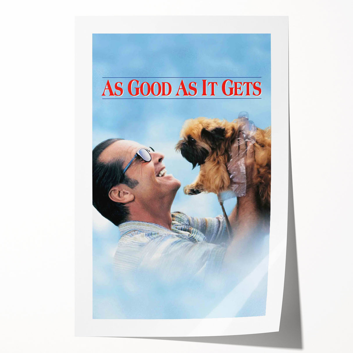 1990s Vintage Movie Poster – As Good As It Gets Retro Film Art