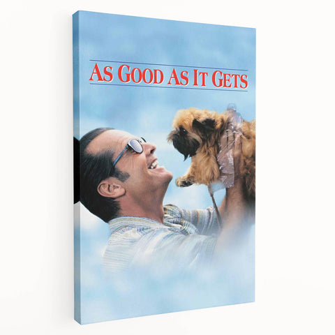 1990s Vintage Movie Poster – As Good As It Gets Retro Film Art