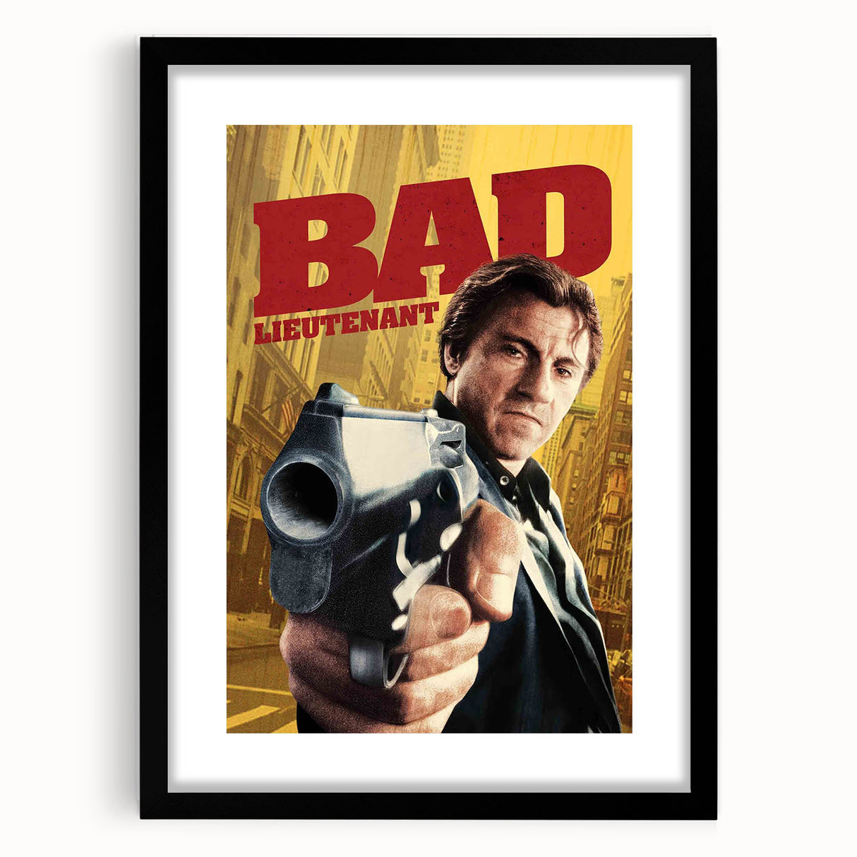 1990s Vintage Movie Poster – Bad Lieutenant Classic Crime Film Art