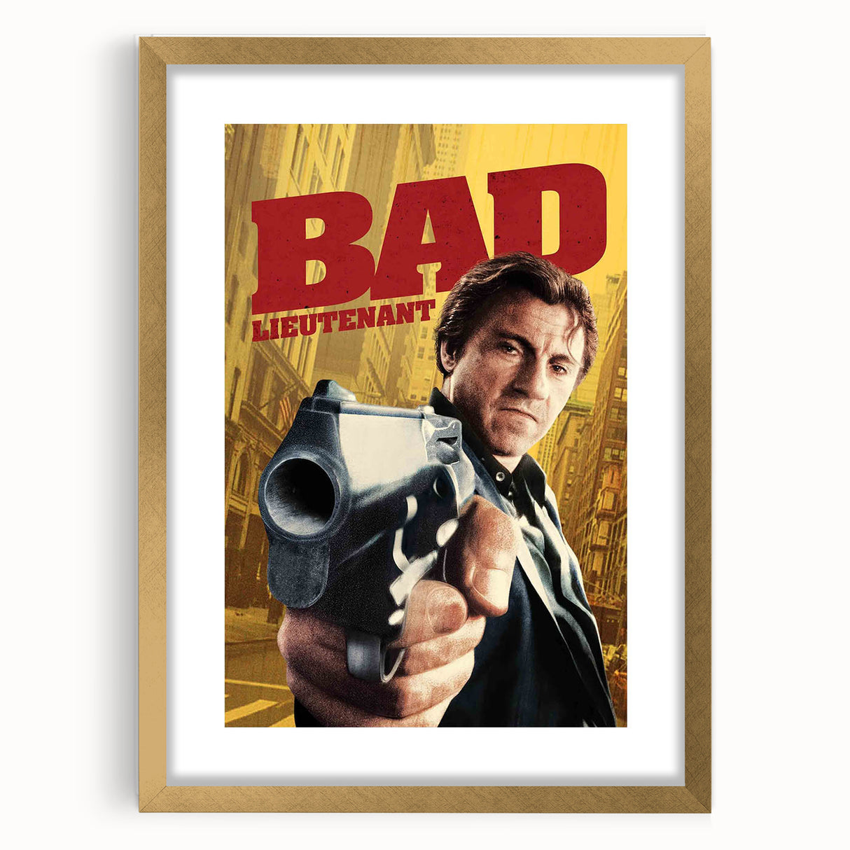 1990s Vintage Movie Poster – Bad Lieutenant Classic Crime Film Art