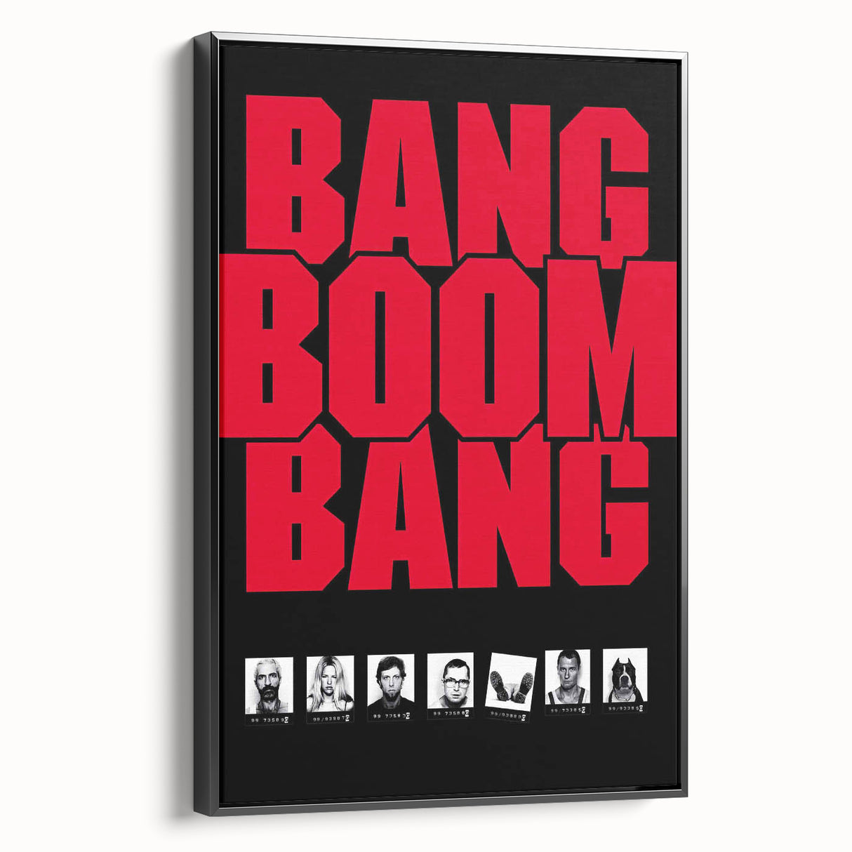 1990s Vintage Movie Poster – Bang Boom Bang Retro Crime Film Art