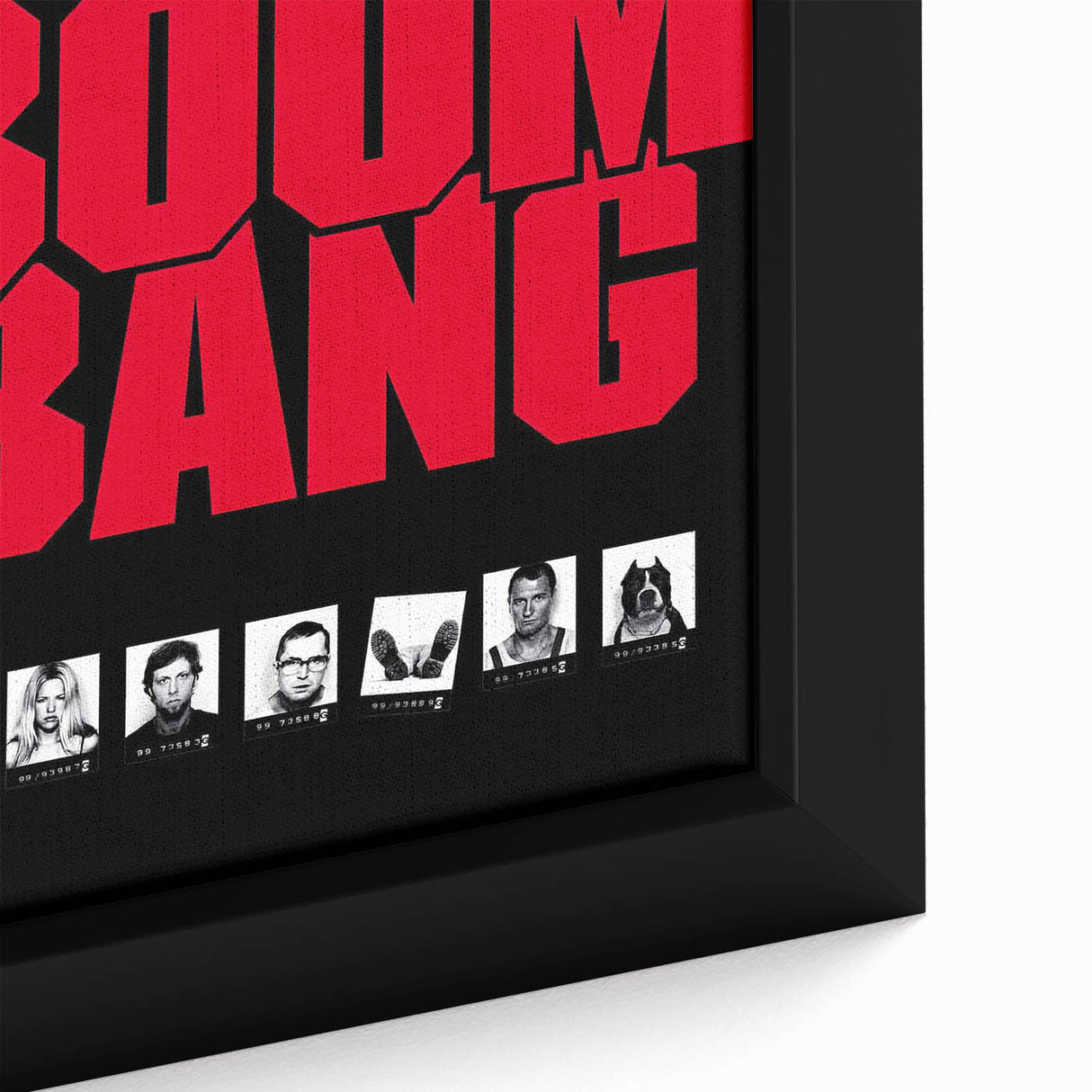 1990s Vintage Movie Poster – Bang Boom Bang Retro Crime Film Art