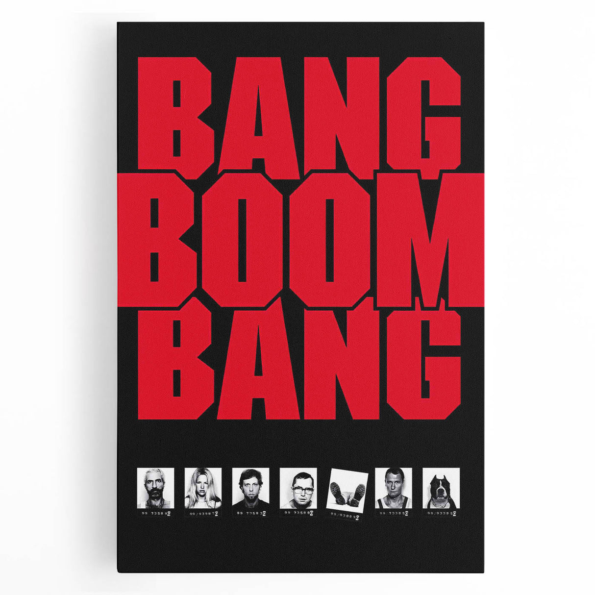 1990s Vintage Movie Poster – Bang Boom Bang Retro Crime Film Art