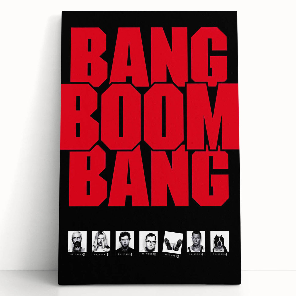 1990s Vintage Movie Poster – Bang Boom Bang Retro Crime Film Art