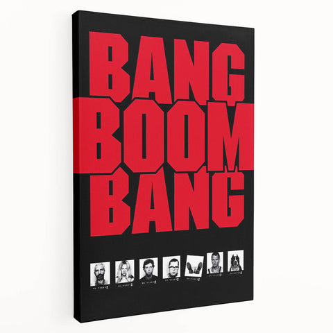 1990s Vintage Movie Poster – Bang Boom Bang Retro Crime Film Art