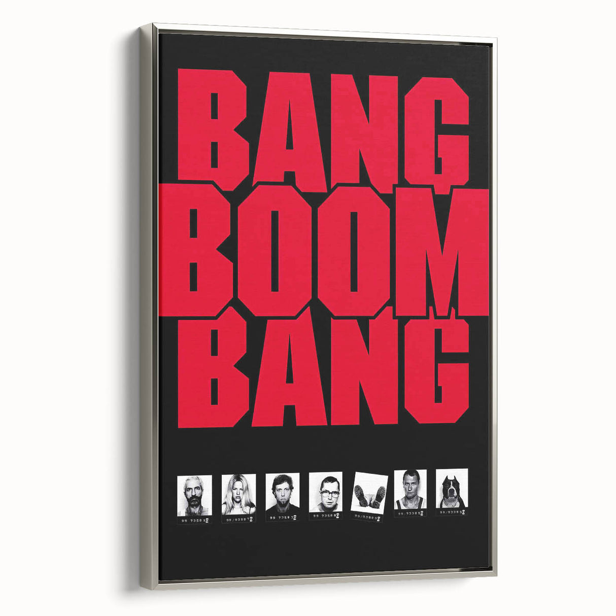 1990s Vintage Movie Poster – Bang Boom Bang Retro Crime Film Art
