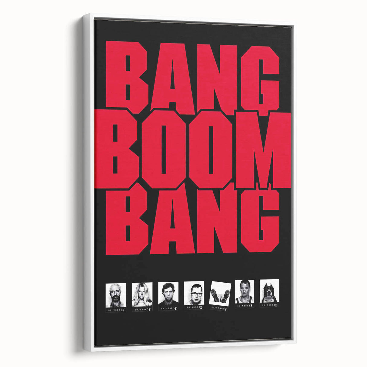 1990s Vintage Movie Poster – Bang Boom Bang Retro Crime Film Art