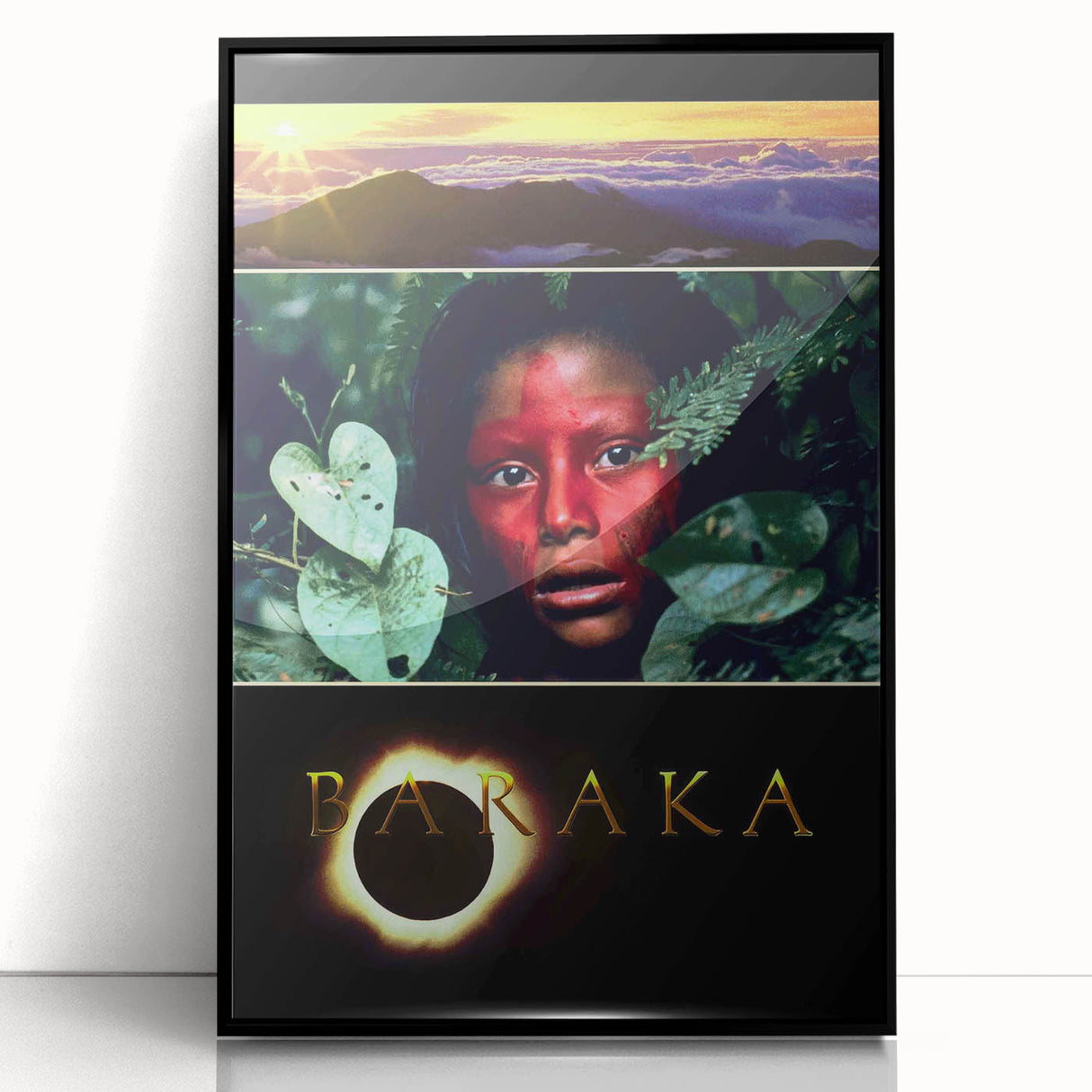 1990s Vintage Movie Poster – Baraka Classic 90s Documentary Film Art