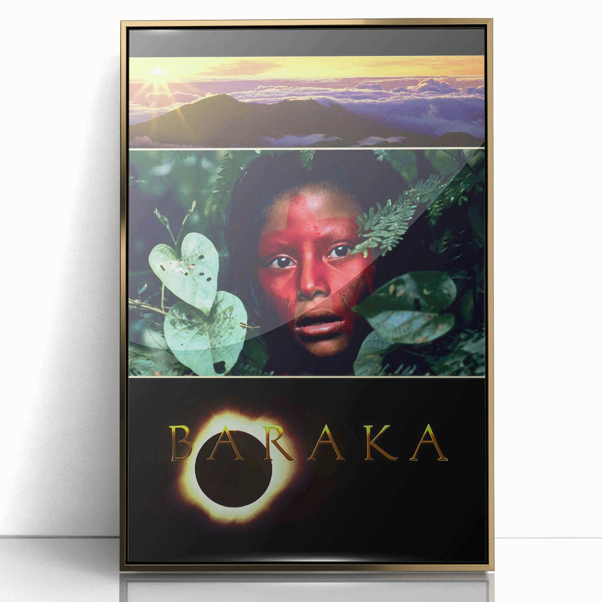 1990s Vintage Movie Poster – Baraka Classic 90s Documentary Film Art