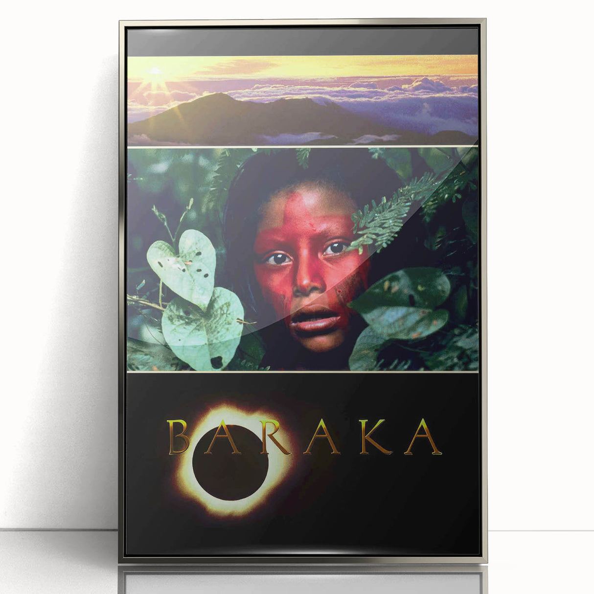1990s Vintage Movie Poster – Baraka Classic 90s Documentary Film Art