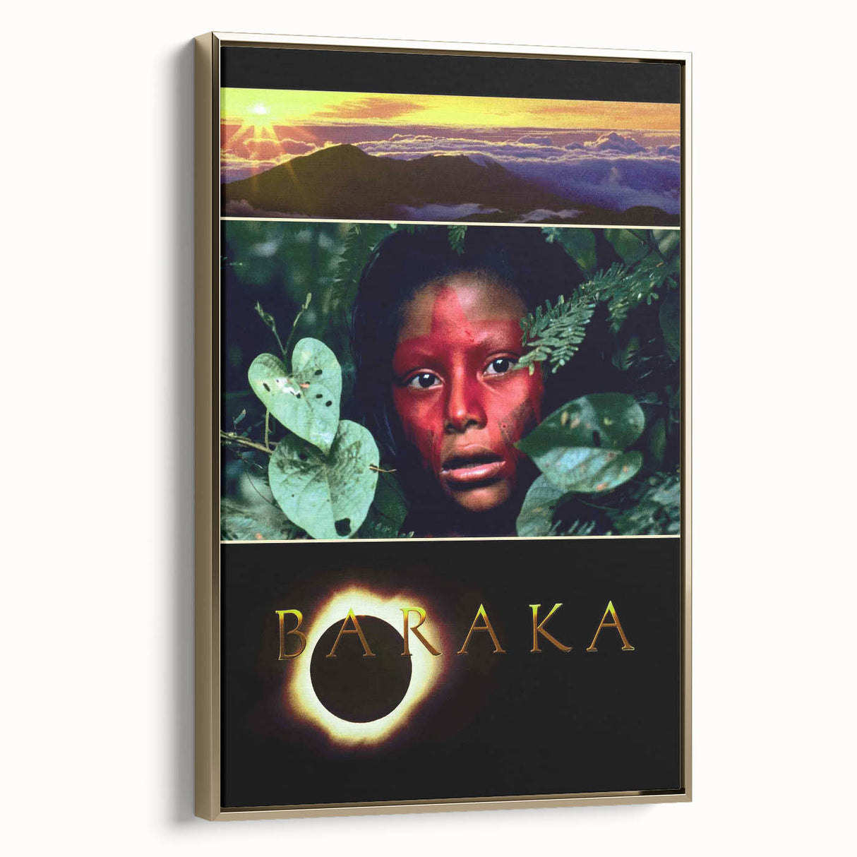 1990s Vintage Movie Poster – Baraka Classic 90s Documentary Film Art