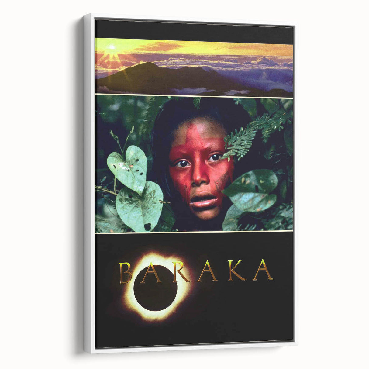 1990s Vintage Movie Poster – Baraka Classic 90s Documentary Film Art