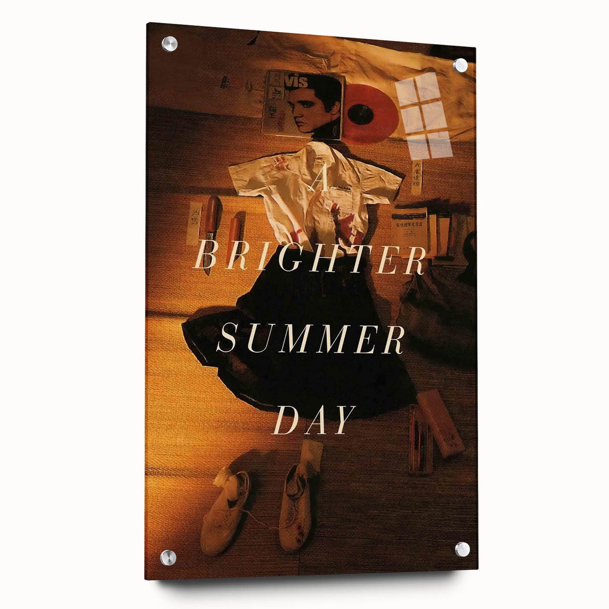 1990s Vintage Movie Poster - Classic 90s Film Art - A Brighter Summer