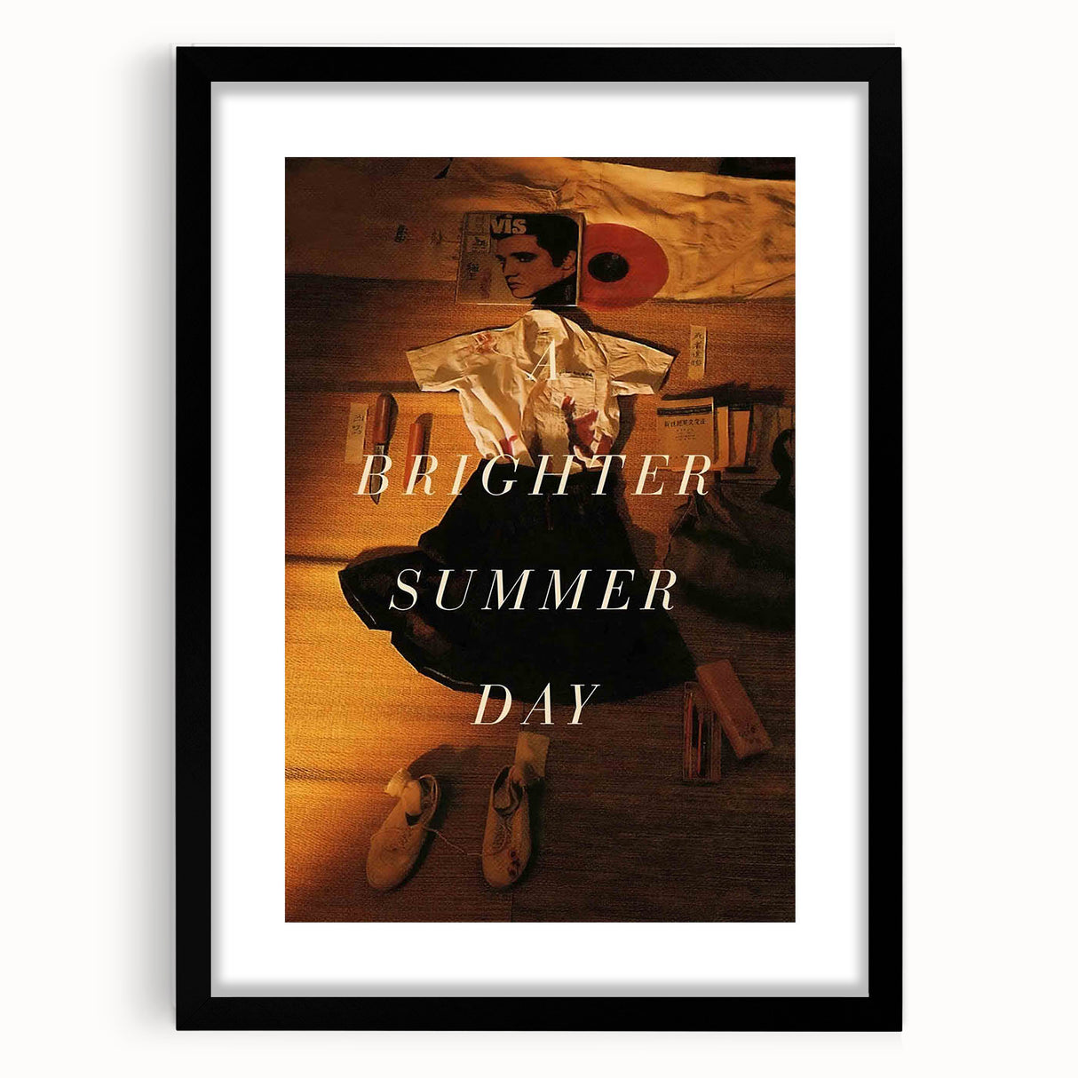 1990s Vintage Movie Poster - Classic 90s Film Art - A Brighter Summer