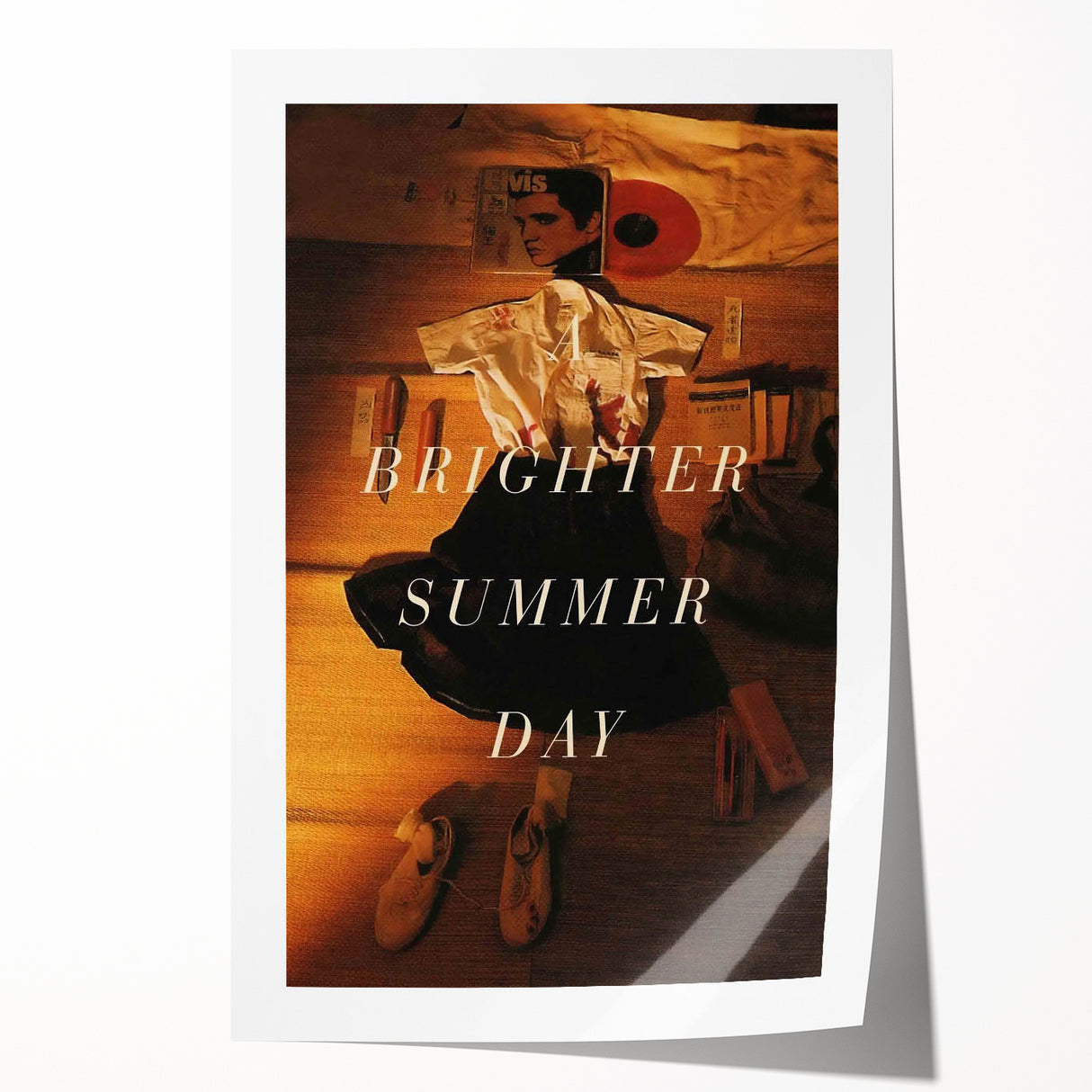 1990s Vintage Movie Poster - Classic 90s Film Art - A Brighter Summer