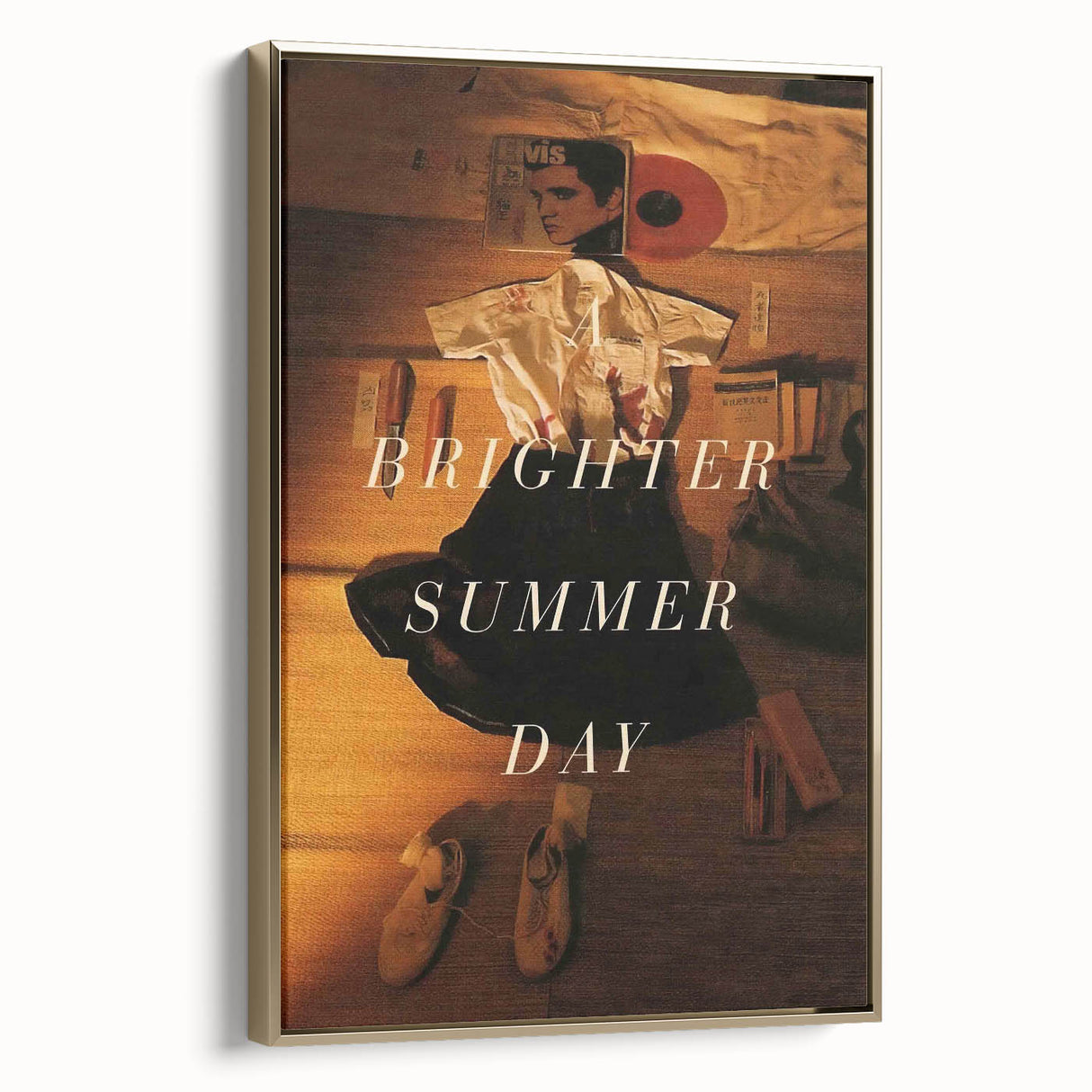 1990s Vintage Movie Poster - Classic 90s Film Art - A Brighter Summer