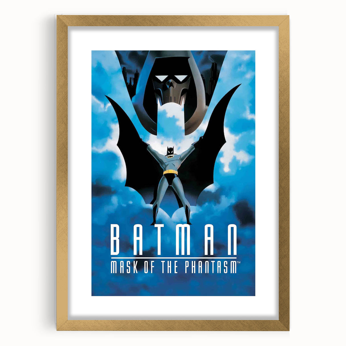 1990s Vintage Movie Poster – Batman: Mask of the Phantasm Retro Art