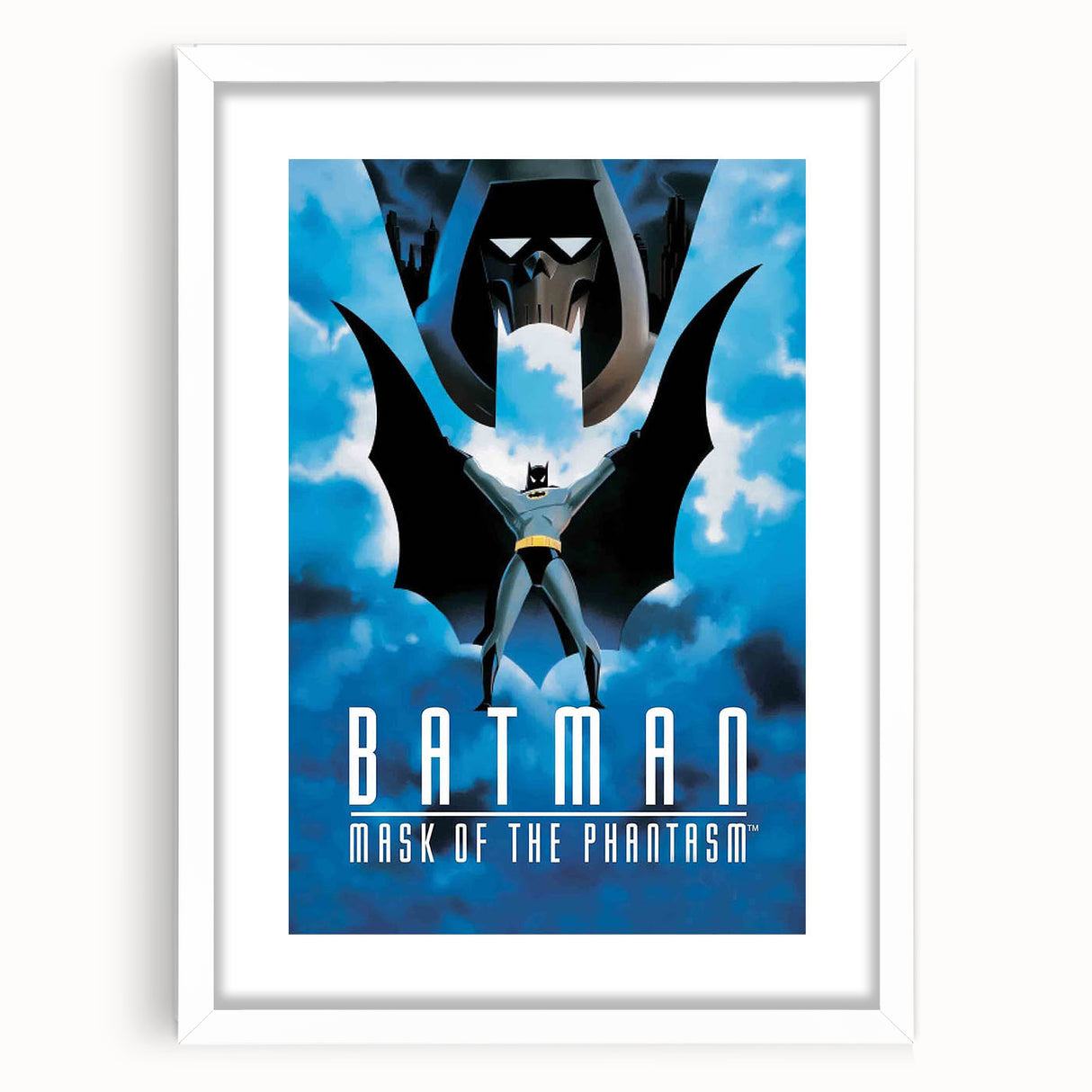 1990s Vintage Movie Poster – Batman: Mask of the Phantasm Retro Art