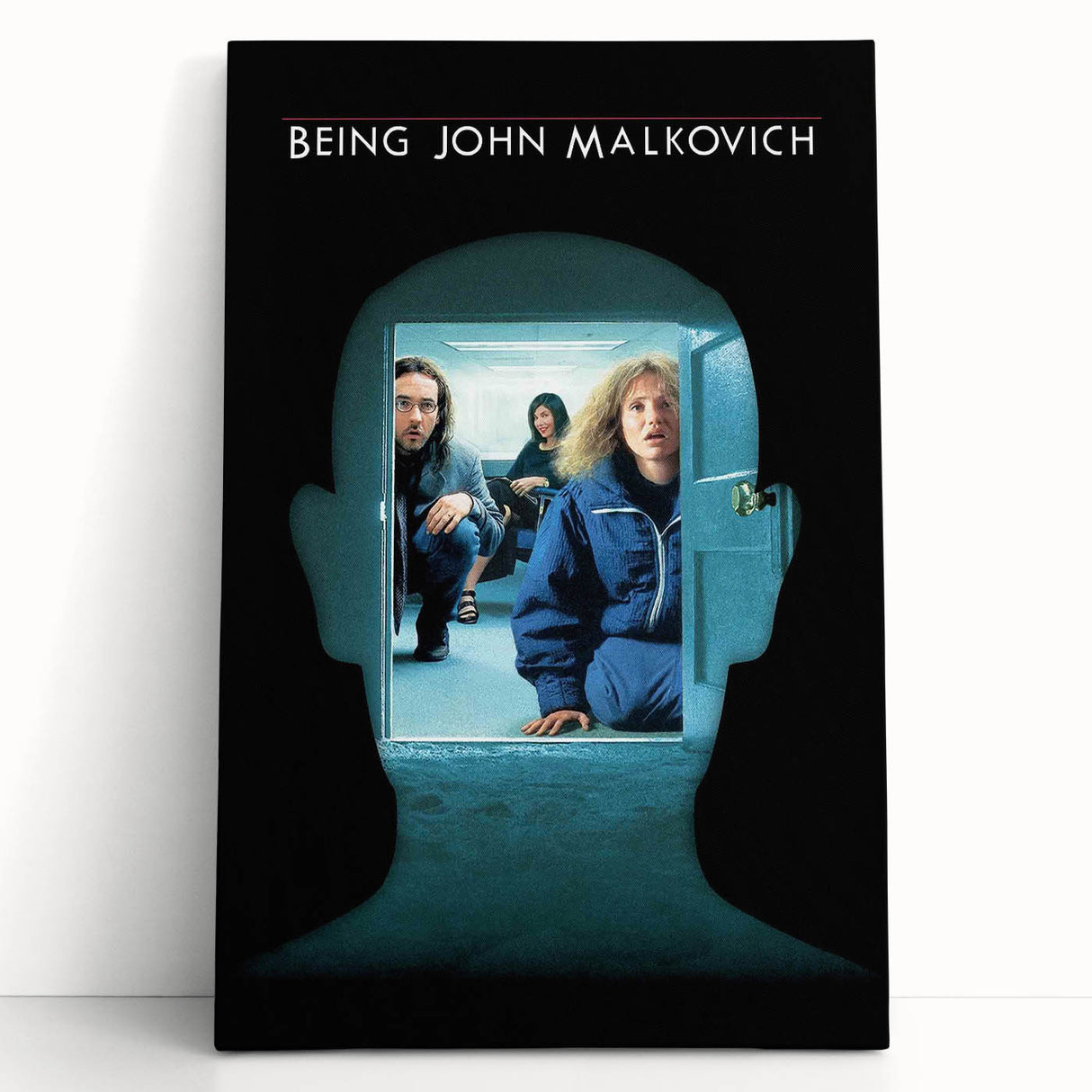 1990s Vintage Movie Poster – Being John Malkovich Surreal Film Art